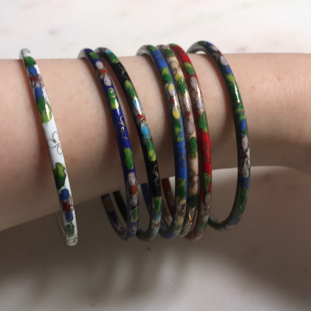 Floral bangles
